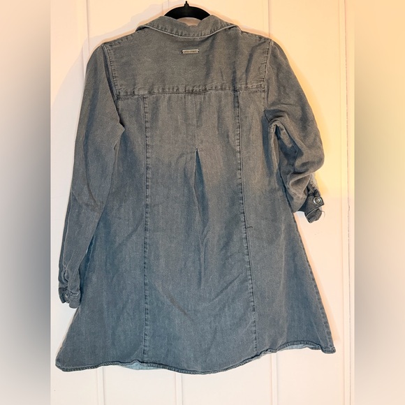 Coco + Carmen Charcoal Denim Tunic sz S/M - Picture 3 of 6